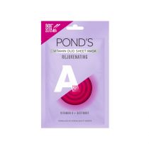 Pond’s Vitamin Duo Sheet Mask – Beetroot + Vitamin A (Rejuvenating)