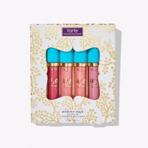 Tarte Cosmetics Mistletoe Magic H2O Gloss Set – Bauble, Tinsel, Room Service, Hang Ten